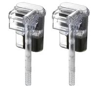 Jooehyer USB Powered 2.5W 250H/L Mini Suspended Filter for Fish Tanks Suitable for Tanks Under 30cm 2pcs Aquarium Filters