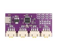 Jooehyer USB to 4 TTL Serial Port USB Type-C Interface 6Mbps High-Speed CH344 Chip Communication Conversion Module