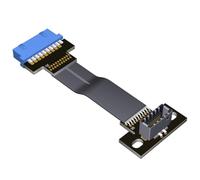 Jooehyer USB3.0 Internal Header to USB 3.1Type C Front Panel Type E Female Adapter 20pin 19pin Converter for PC Motherboard Riser