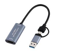 Jooehyer USB3.0 Video Capture Card Video Game Recorder Card 4K -Compatible to USB Type C for Gaming Live Streaming
