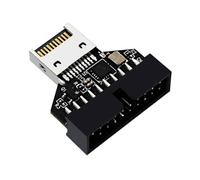 Jooehyer USB3 Type-E 20Pin to USB 19P Chassis Front Convert the Motherboard Type-E Expansion Card Type-E Interface to the USB 19P