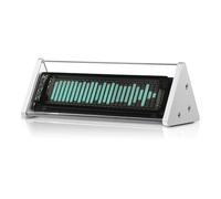 Jooehyer VFD Clock with Bluetooth 5.0, Music, Spectrum Display, 3.5mm AUX Audio Switcher Box Screen Sound Level Meter