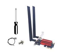 Jooehyer WiFi 7 BE200 PCI-E Adapter Card Kit Desktop Wireless Network Adapter Tri Band 2.4G/5G/6GHz 8874Mbps BT5.4 for 11/10