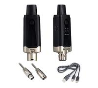 Jooehyer Wireless Microphone System UHF Wireless XLR Transmitter and Receiver for Dynamic Microphone, Audio Mixer, PA System Easy Install