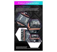 Jooehyer X99E Motherboard+E5 2666 V3 CPU+Thermal Grease Support 4XDDR4 RECC RAM PCIEX16 NVMe Gigabit LAN Card Desktop Motherboard