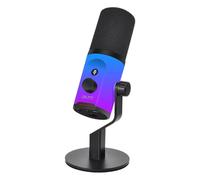 Jooehyer XLR/USB Desktop RGB Dynamic Microphone for Podcasting, Recording, Gaming, and Live Streaming¨CDual Interface Microphone