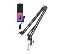 Jooehyer XLR/USB RGB Dynamic Microphone Kit with Arm Stand Headphone Jack for Gaming for Podcasting Live Recording Streaming