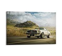 JOOEL Super Car Poster for Ford Mustang Sports Car Racing Car Poster Decorative Painting Canvas Wall Posters And Art Picture Print Modern Family Bedroom Decor Posters 12x18inch(30x45cm)