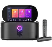 Joog Ikarao Shell S1 Professional Karaoke Speaker with 10.1" Touch Screen, 2 Rechargeable Wireless Microphones, Powerful Sound 280W, KaraFun Prime and Portable for Parties, Events and TV