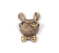 Joogour Head Wall Mount Decor,Resin Animal Sculptures，Art Deco Wall Hanging Decoration for Living Room Bedroom Officeroom Gift (Rat)