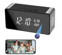 JOOKACE Spy Camera Clock with 4K Video and Audio Recording, WiFi H/idden Camera with Night Vision, Motion Detection, for Home, Office, Store