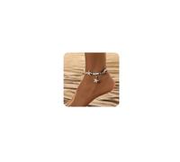 JOOKOCCI Boho Starfish Anklet for Women Conch Shell Beaded Foot Chain Beach Vibe Shell Anklet Bracelet Summer Jewelry Gift
