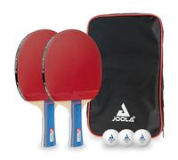 JOOLA Duo Table Tennis Set, 2 Bats and 3 Balls, Multiple Designs, 6 Piece | Complete 6-piece set, 2 table tennis bats, 3 balls, carry case, ideal for recreational play, multiple Duo designs
