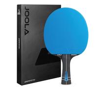 JOOLA Table Tennis Bat Infinity ITTF Approved Professional Carbon Table Tennis Bat for Advanced Players - with High-Tech Fibre, Fibreglass 7 Layer Bat Blade