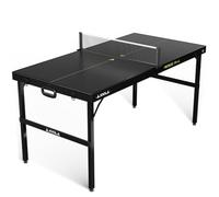 JOOLA Midsize FA-X Table Tennis Table - Compact Indoor Table in Case Design