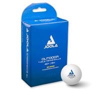 JOOLA Outdoor Table Tennis Balls - 6 Pack of 40mm Regulation Size Ping Pong Balls for Training and Recreational Play - Fun as a Cat Toy - Indoor and Outdoor Compatible, white
