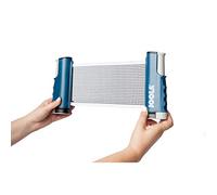 JOOLA Retractable Ping Pong Net - Ping Pong Net for Any Table - Portable Table Tennis Net and Post Set Stretches 5.75’ & Clamps to Any Table Up to 2” - Optional Racket and Ball Set, Games for Family