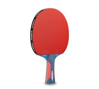 JOOLA Table Tennis Bat Rosskopf Junior Pro ITTF Approved Children's Competition Table Tennis Bat 5 Stars Handle Blue/Red 1.8 mm Sponge Thickness