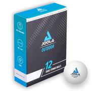 JOOLA Table Tennis Balls Outdoor 40mm 12-Pack White for Training