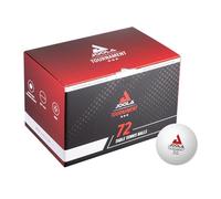 JOOLA Table Tennis Balls Tournament Selected 40 + mm Diameter, 3-Star Premium Table Tennis Balls Indoor and Outdoor Compatible, White (Pack of 72)