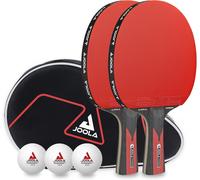 JOOLA Table Tennis Set DUO - Premium Quality Bats and Ping Pong Balls with Stor