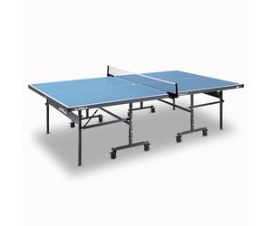 JOOLA Table Tennis Table with Waterproof Net Set | All Weather Aluminum Composite Ping Pong Table for Tournament Quality Play | Indoor & Outdoor Compatible | 10 Minute Easy Assembly