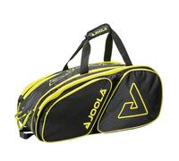 JOOLA Tour Elite Pickleball Bag - Backpack & Duffle Bag for Paddles & Pickleball Accessories - Thermal Insulated Pockets Hold 4+ Paddles - with Fence Hook (Black/Yellow)
