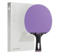 JOOLA White Infinity Carbon - Table Tennis Bat with 3K Carbon, MICRON+ Rubber & VIBRO CONTROL