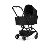 Joolz Aer2 Lightweight Travel Stroller Set with Ultra-Light Bassinet with One-Hand Quick Fold - Large UPF 50+ Canopy (Space Black)