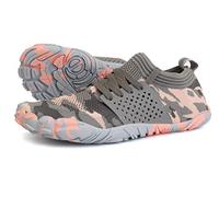 Joomra Women's Trail Running Barefoot Shoes | Wide Toe Box Minimalist Sneakers | Zero Drop, W21v2 | Pink, 6 UK