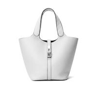 Jooniter Tote Bag for Women Crocodile Pattern Satchel Bag for Women Shoulder Handbag Purse Clutch Bags for Work Evening, C4-white, 11.8'' x 7.1'' x 7.1''