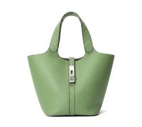 Jooniter Tote Bag for Women Crocodile Pattern Satchel Bag for Women Shoulder Handbag Purse Clutch Bags for Work Evening, C16-green, 11.8'' x 7.1'' x 7.1''
