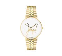 Joop! 2028335 Women's Analogue Quartz Watch with Stainless Steel Bracelet Waterproof 5 Bar Gift Box Gold Bracelet Gold Bracelet Bracelet