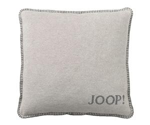 Joop! 651280 Cushion Cover Plain Doubleface Graphite Smoke Cotton/Polyacrylic 50 cm x 50 cm