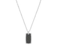 Joop! Chain with pendant stainless steel men's necklace, 50 + 2 cm, silver, comes in a jewelry gift box, 2036806