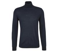 JOOP Men’s Knit Sweater JK-04 Roll Neck Fine Knit Wool Uni Black Blue