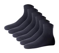 JOOP Unisex Quarter Socks, 6-Piece Pack - Premium Essential Organic Cotton