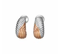 Joop Women's Earrings Studs Stainless Steel Bicolor Waves JPER10006A000