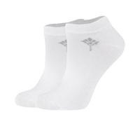 JOOP Women's Sneaker Socks, 2-Pack - Daily Glam Organic GOTS Sneaker, Cotton...