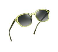 Joopin Acetate Polarized Sunglasses Square Sun Glasses Women Men UV Protection Trendy Shades Designer Sunnies (Green Tinted)