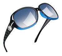 Joopin Oversized Rectangle Sunglasses UV400 Protection Shades for Women | Vintage Butterfly Design, Big Rectangular Sun Glasses Ultralight Durable, Trendy Ladies Sunnies for Driving Travel Beach