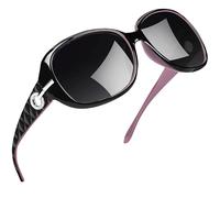 Joopin Oversized Rectangle Sunglasses UV400 Protection Shades for Women | Vintage Butterfly Design, Big Rectangular Sun Glasses Ultralight Durable, Trendy Ladies Sunnies for Driving Travel Beach