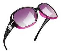 Joopin Oversized Rectangle Sunglasses UV400 Protection Shades for Women | Vintage Butterfly Design, Big Rectangular Sun Glasses Ultralight Durable, Trendy Ladies Sunnies for Driving Travel Beach