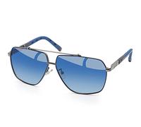 Joopin Rectangular Polarized Sunglasses for Men, 100% UV Protection Al-Mg Metal Frame Lightweight Double Bridge Mens Sunglasses Driving Sun Glasses (Gradient Blue)