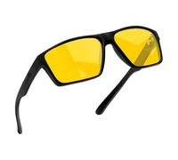 Joopin Square Blue Light Blocking Glasses for Men Women | Anti Eyestrain, Lightweight Frame Ergonomic Fit, One-Piece Nose Pads for Office Workers Gamers Commuters