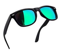 Joopin Square Polarised Sunglasses for Men Women UV Protection Unisex Mirror Retro Sunglasses Man for Driving Hiking Fishing Sports (Green)