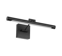 Joosenhouse LED Picture Light Fixtures 16.53" Inches Long Modern Black Wall Lamps with Rotatable Lighting Tube Picture Frame Lights for Paintings 9W(50W Eqv.) Hardwired Connection 3000K