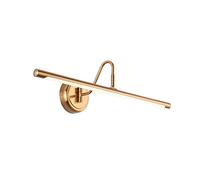 JOOSENLUX Picture Lights 24.4'' Inch Brass for Painting Display Wall Mount Brief Metal Artwork LED Wall Sconces Lamps14W(70W Eqv.),Warm White 3000K,Hardwire Swing Arm