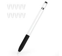 Joosko Compatible with Apple Pencil 1st Generation Case, Non-Slip Silicone Case, [with 10 Silicone Nib Sleeves] for Apple Pencil 1st Generation. (Black)