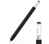 JOOSKO Pencil Case for Apple Pencil (USB-C), Silicone Protective Cover Sleeve, Supports Magnetic Attachment (Black)